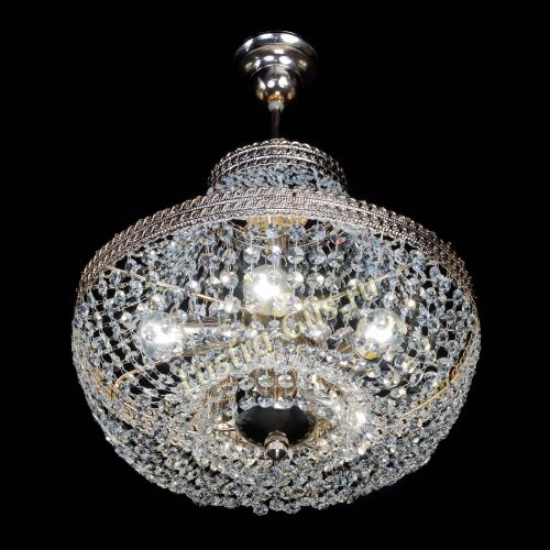 Люстра Флоренция №5 Купол с подвесом в Подольске Гусь Хрустальный
