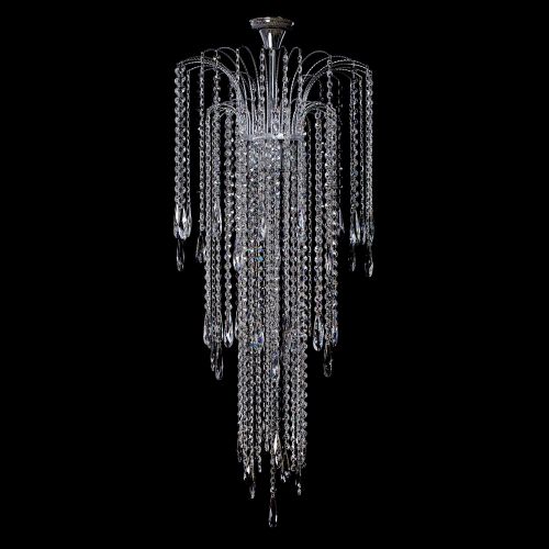 Люстра Каскад №18 с подвесом в Подольске Гусь Хрустальный