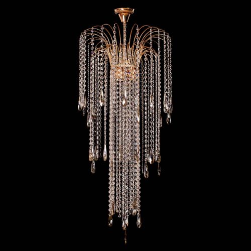 Люстра Каскад №18 с подвесом в Подольске Гусь Хрустальный