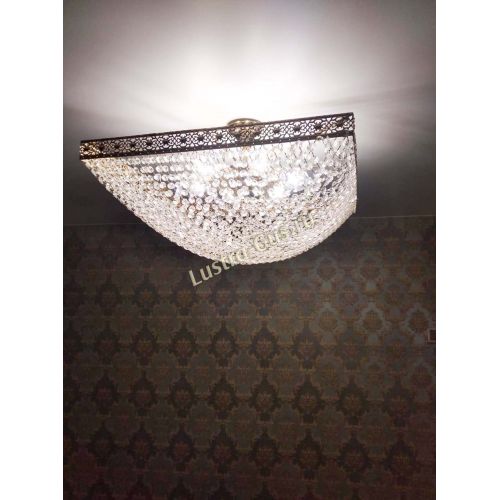 Люстра Квадрат №28 - 600 мм в Подольске Гусь Хрустальный