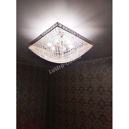 Люстра Квадрат №28 - 600 мм в Подольске Гусь Хрустальный