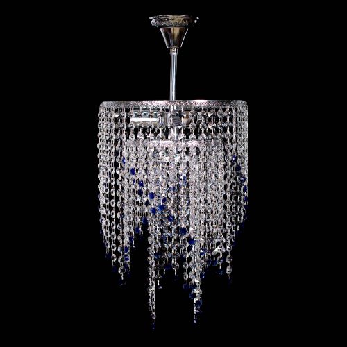 Люстра Валенсия классика №8 синяя в Подольске Гусь Хрустальный