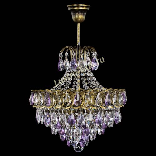 Люстра Грация с подвесом под бронзу Фиолетовая в Подольске Люстра Грация с подвесом под бронзу Фиолетовая в Подольске