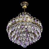 Люстра Грация с подвесом под бронзу Фиолетовая в Подольске Люстра Грация с подвесом под бронзу Фиолетовая в Подольске