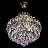 Люстра Грация с подвесом под бронзу Фиолетовая в Подольске Люстра Грация с подвесом под бронзу Фиолетовая в Подольске