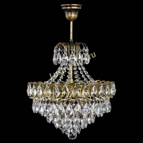 Люстра Грация с подвесом под бронзу в Подольске Гусь Хрустальный