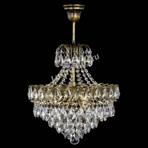 Люстра Грация с подвесом под бронзу в Подольске Гусь Хрустальный