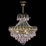 Люстра Грация с подвесом под бронзу Розовая в Подольске