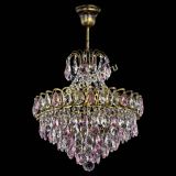 Люстра Грация с подвесом под бронзу Розовая в Подольске