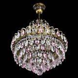 Люстра Грация с подвесом под бронзу Розовая в Подольске