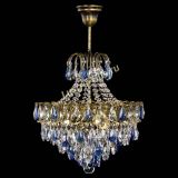 Люстра Грация с подвесом под бронзу Синяя в Подольске Люстра Грация с подвесом под бронзу Синяя в Подольске