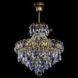 Люстра Грация с подвесом под бронзу Синяя в Подольске Люстра Грация с подвесом под бронзу Синяя в Подольске