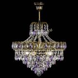 Люстра Грация №5 с подвесом под бронзу Фиолетовая в Подольске