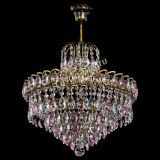 Люстра Грация №5 с подвесом под бронзу Розовая в Подольске