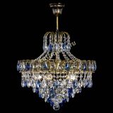 Люстра Грация №5 с подвесом под бронзу Синяя в Подольске Люстра Грация №5 с подвесом под бронзу Синяя в Подольске