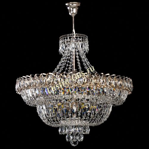 Люстра Хрустальный Каскад №1 с подвесом в Подольске Гусь Хрустальный