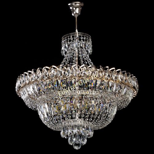 Люстра Хрустальный Каскад №1 с подвесом в Подольске Гусь Хрустальный