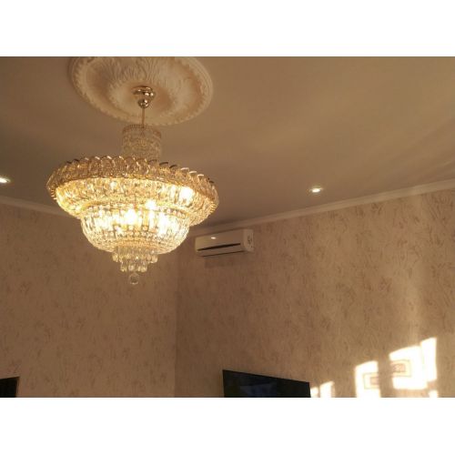 Люстра Хрустальный Каскад №1 с подвесом в Подольске Гусь Хрустальный