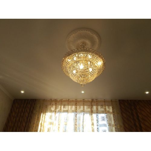 Люстра Хрустальный Каскад №1 с подвесом в Подольске Гусь Хрустальный