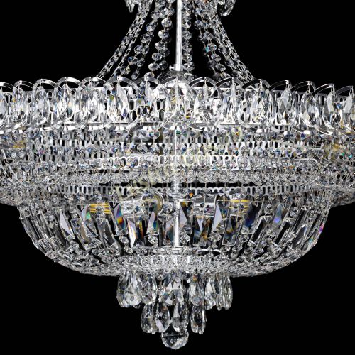 Люстра Хрустальный Каскад №11 с подвесом в Подольске Гусь Хрустальный