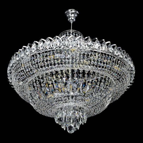 Люстра Хрустальный Каскад №11 с подвесом в Подольске Гусь Хрустальный