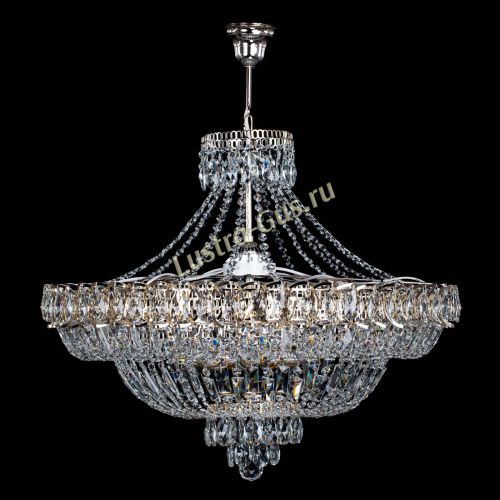 Люстра Хрустальный Каскад №11 с подвесом в Подольске Гусь Хрустальный