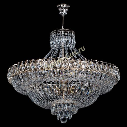 Люстра Хрустальный Каскад №11 с подвесом в Подольске Гусь Хрустальный