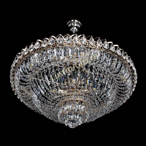 Люстра Хрустальный Каскад №11 с подвесом в Подольске Гусь Хрустальный