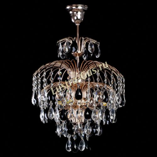 Люстра Хрустальные брызги с подвесом журавлик черный в Подольске Гусь Хрустальный