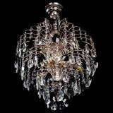 Люстра Хрустальные брызги с подвесом журавлик черный в Подольске