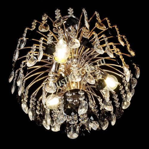 Люстра Хрустальные брызги с подвесом журавлик черный в Подольске Гусь Хрустальный