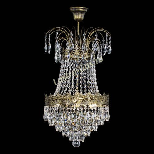 Люстра Империя под бронзу в Подольске Гусь Хрустальный