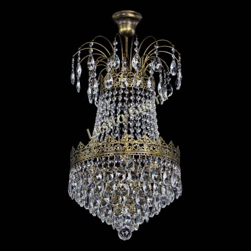 Люстра Империя под бронзу в Подольске Гусь Хрустальный