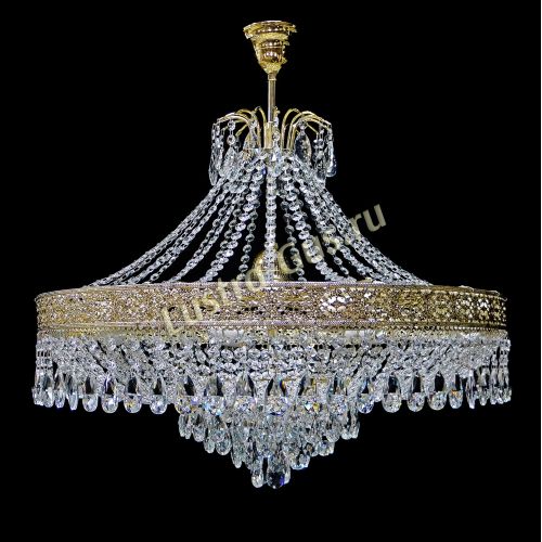 Люстра Италия Конус Журавлик с подвесом в Подольске Гусь Хрустальный