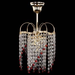  Люстра Иволга №1 Оптикон красная