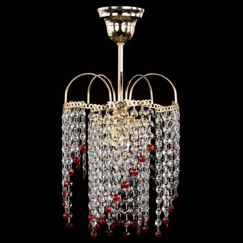 Люстра Иволга №1 Оптикон красная в Подольске Люстра Иволга №1 Оптикон красная в Подольске