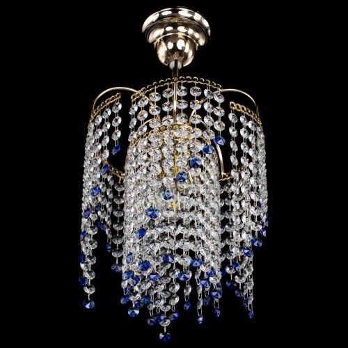 Люстра Иволга №1 Оптикон синяя в Подольске Гусь Хрустальный