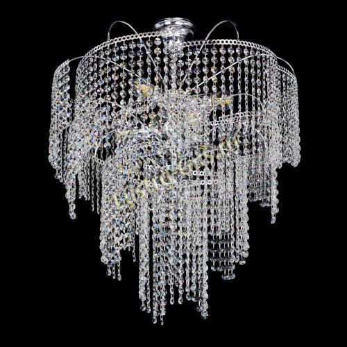 Люстра Иволга №6 ламп оптикон длинная в Подольске Гусь Хрустальный