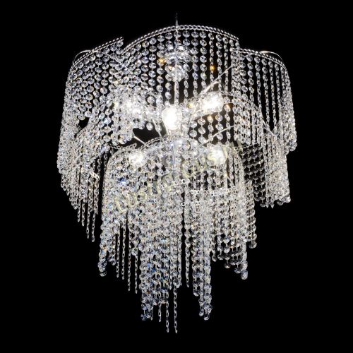 Люстра Иволга №6 ламп оптикон длинная в Подольске Гусь Хрустальный