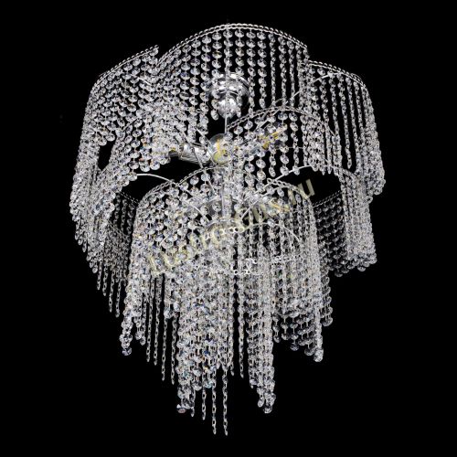 Люстра Иволга №6 ламп оптикон длинная в Подольске Гусь Хрустальный