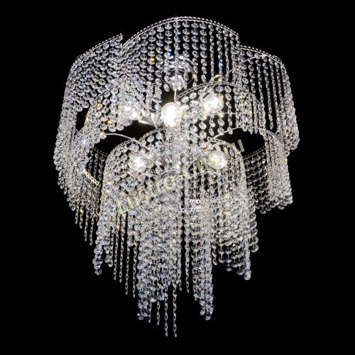 Люстра Иволга №6 ламп оптикон длинная в Подольске Гусь Хрустальный