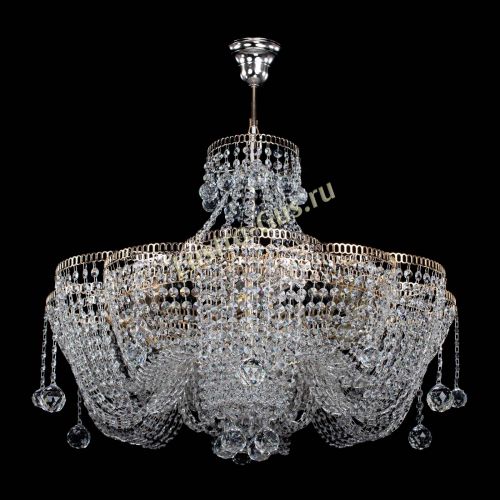 Люстра Камелия Астра с подвесом в Подольске Гусь Хрустальный