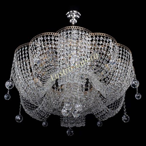 Люстра Камелия Астра с подвесом в Подольске Гусь Хрустальный