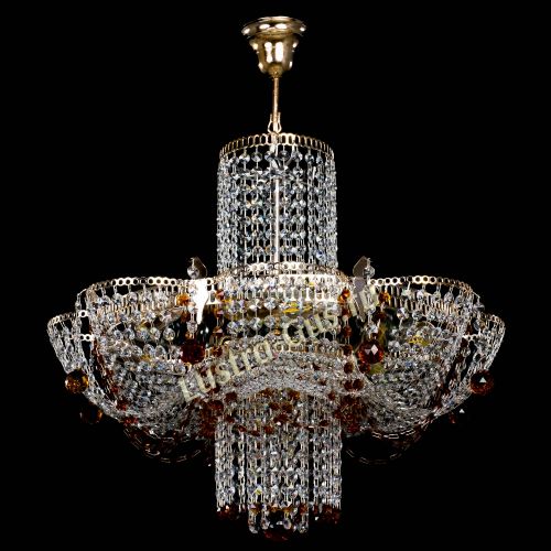 Люстра Камея №6 подвесная чайная в Подольске Гусь Хрустальный