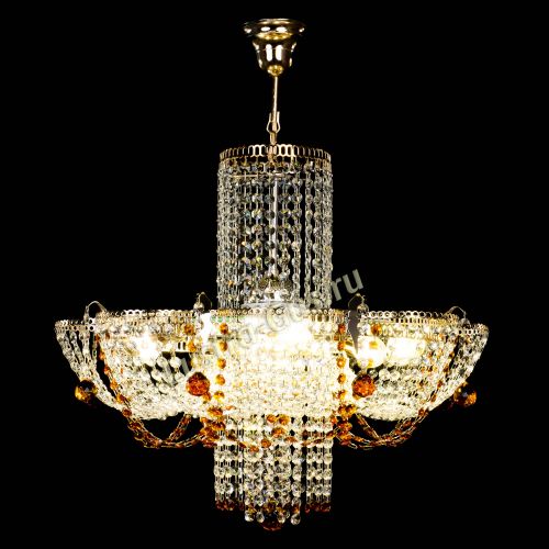 Люстра Камея №6 подвесная чайная в Подольске Гусь Хрустальный