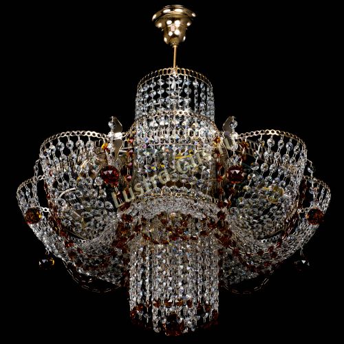 Люстра Камея №6 подвесная чайная в Подольске Гусь Хрустальный