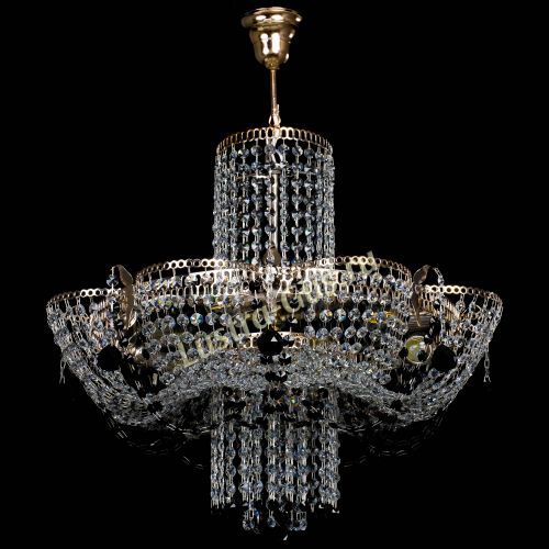 Люстра Камея №6 подвесная черная в Подольске Гусь Хрустальный