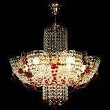 Люстра Камея №6 подвесная красная в Подольске