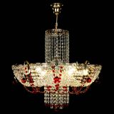 Люстра Камея №6 подвесная красная в Подольске