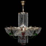 Люстра Камея №6 подвесная красно-зеленая в Подольске